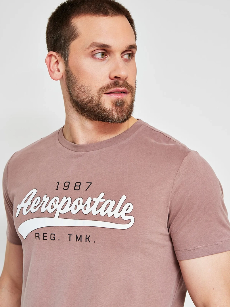 POLERA HOMBRE AEROPOSTALE ALGODÓN CUELLO REDONDO ESTAMPADO - 3