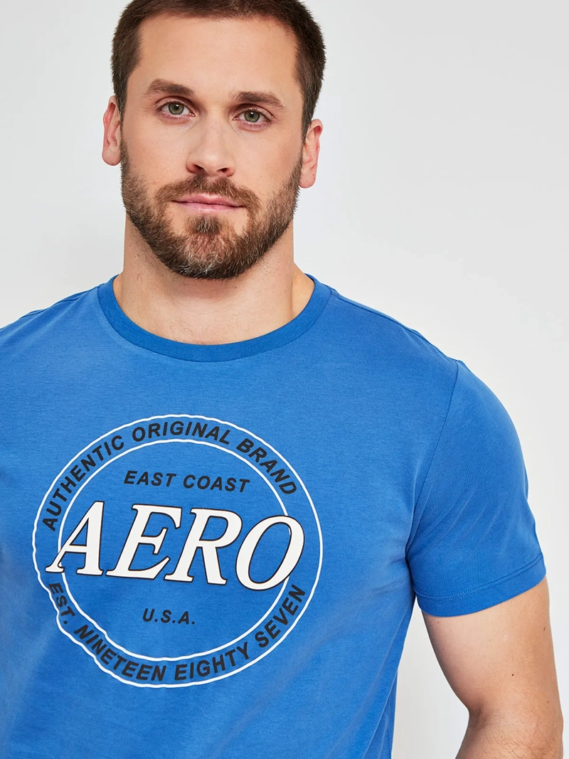 POLERA HOMBRE AEROPOSTALE ALGODÓN CUELLO REDONDO ESTAMPADO - 3