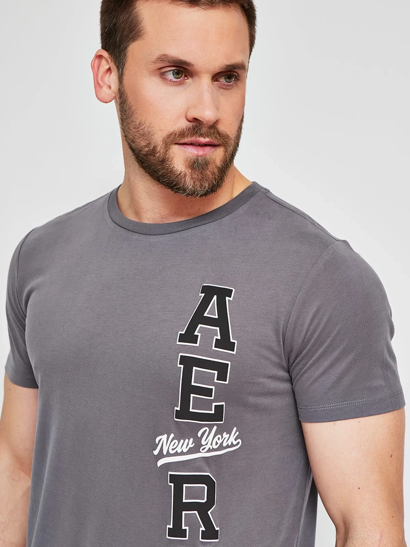 POLERA HOMBRE AEROPOSTALE ALGODÓN CUELLO REDONDO ESTAMPADO - 3