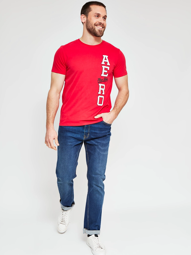 POLERA HOMBRE AEROPOSTALE ALGODÓN CUELLO REDONDO ESTAMPADO - 4