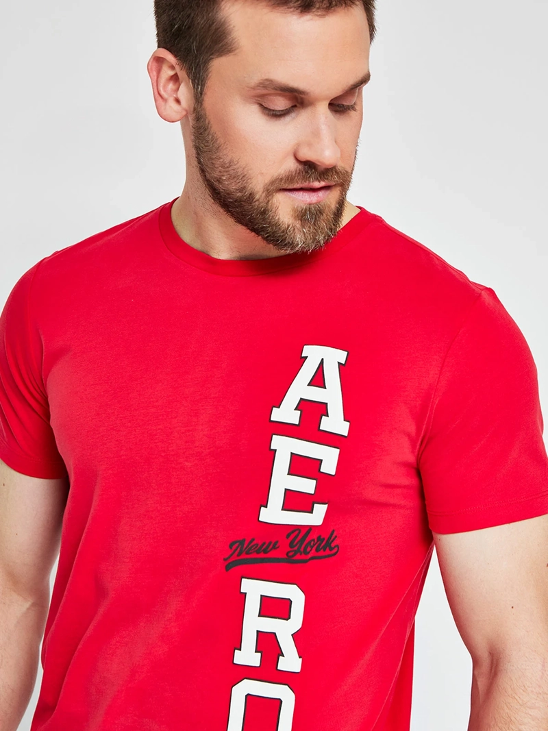 POLERA HOMBRE AEROPOSTALE ALGODÓN CUELLO REDONDO ESTAMPADO - 3