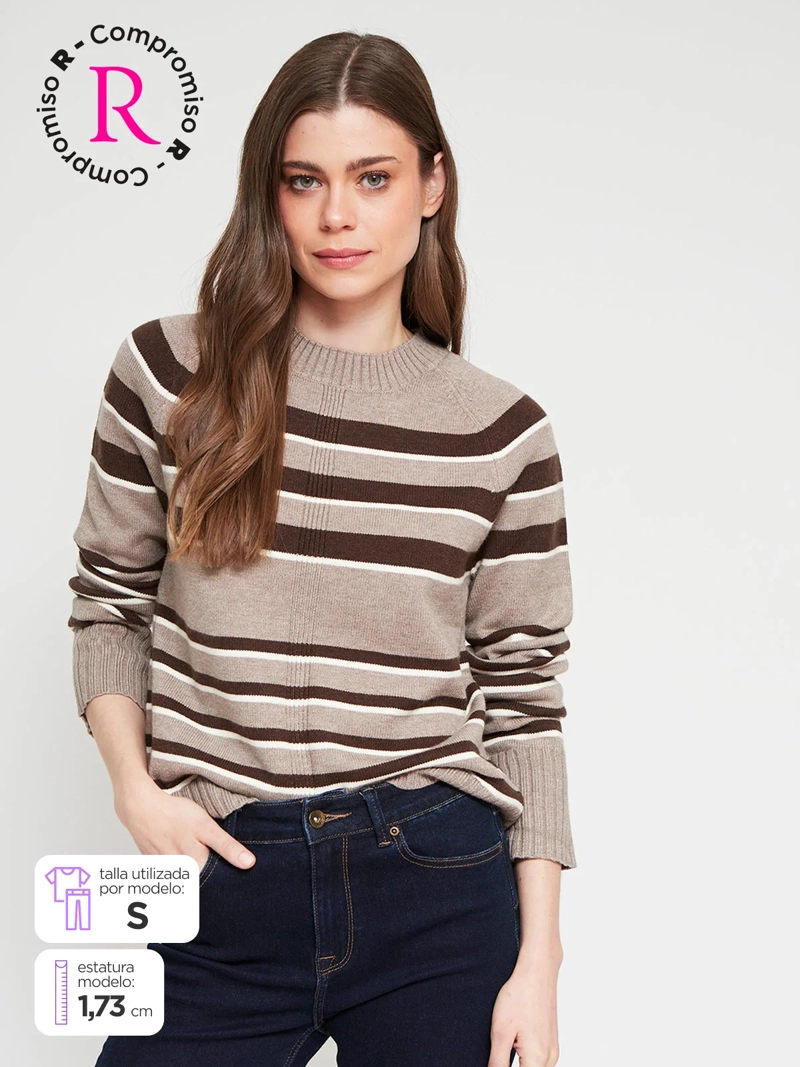 SWEATER MUJER REGATTA RAYADO - 1
