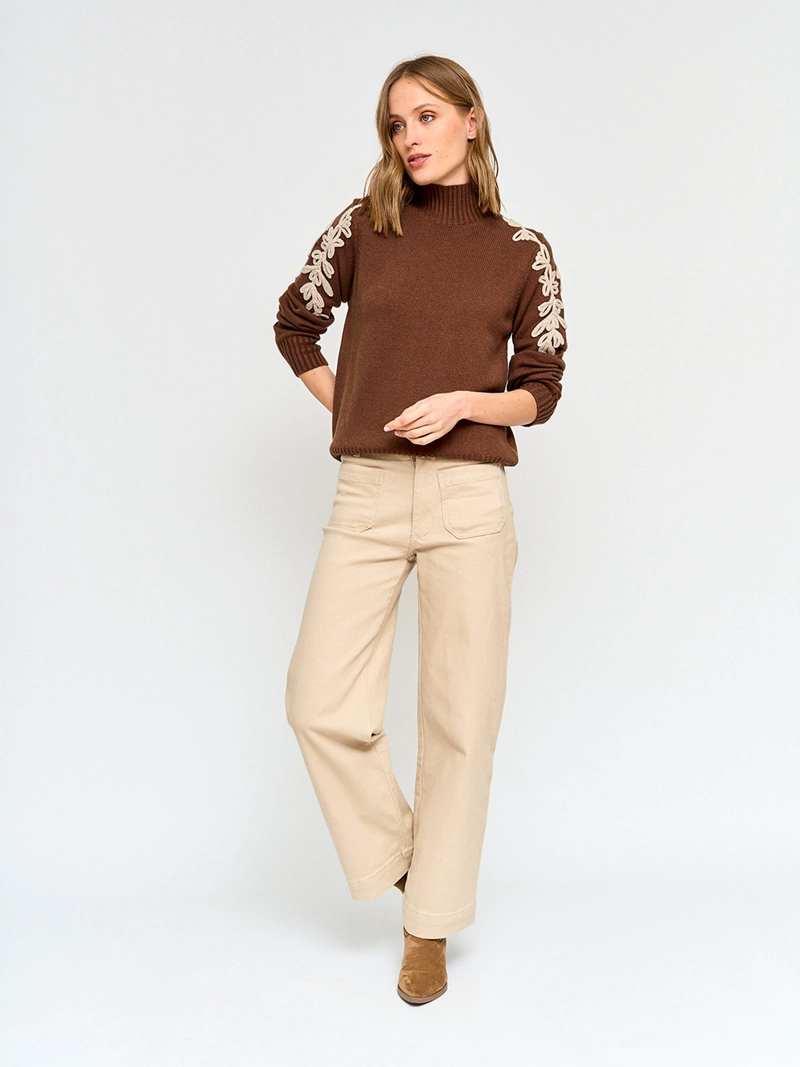 SWEATER MUJER TATIENNE BORDADO - 4
