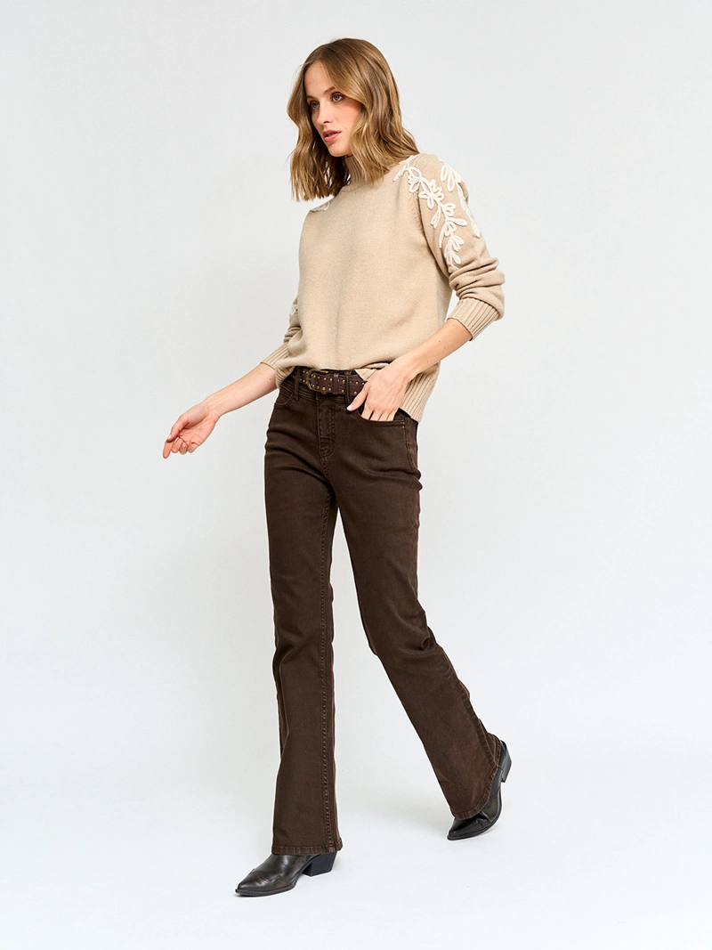 SWEATER MUJER TATIENNE BORDADO - 5