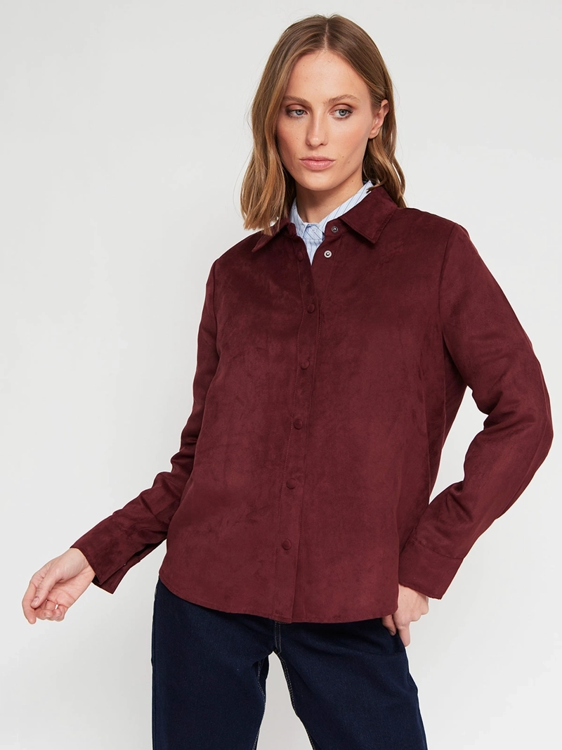 BLUSA MUJER MARQUIS EFECTO GAMUZA - 2