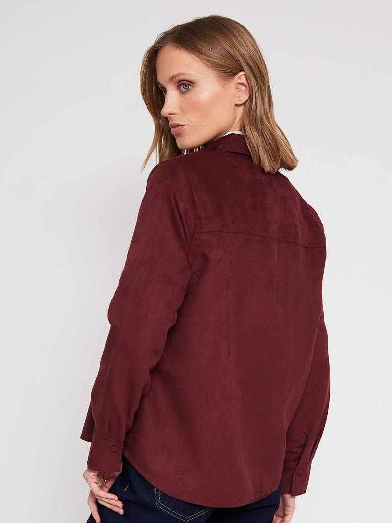 BLUSA MUJER MARQUIS EFECTO GAMUZA - 3