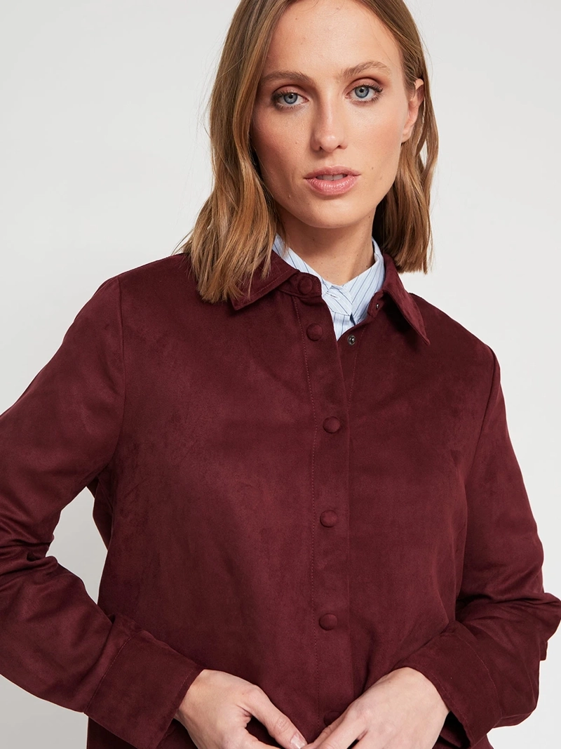 BLUSA MUJER MARQUIS EFECTO GAMUZA - 4