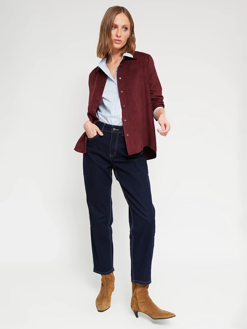 BLUSA MUJER MARQUIS EFECTO GAMUZA - 5