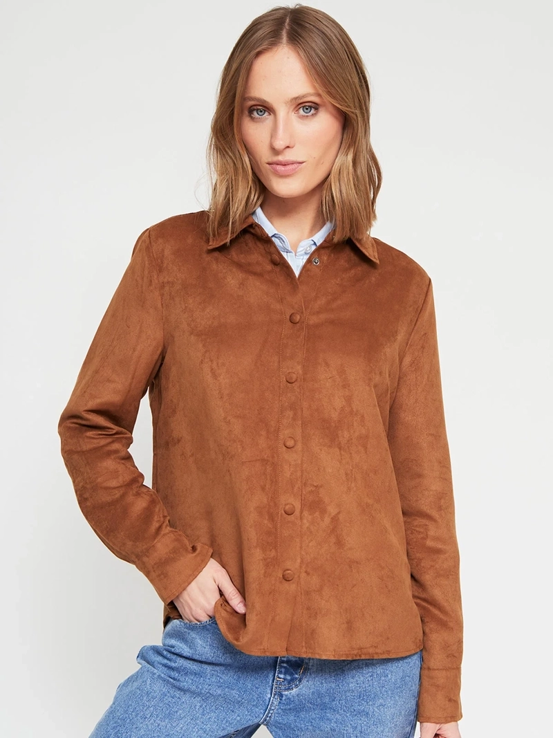 BLUSA MUJER MARQUIS EFECTO GAMUZA - 2