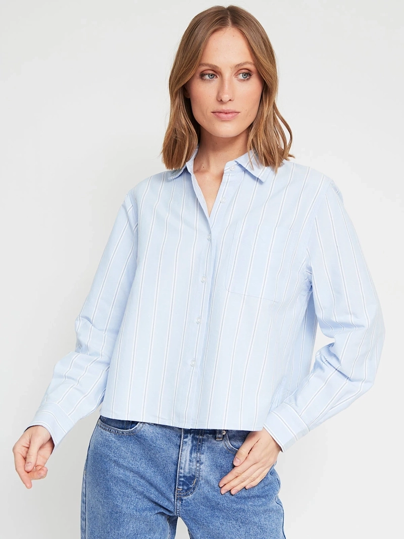 BLUSA MUJER MARQUIS ALGODÓN CAMISERA - 2