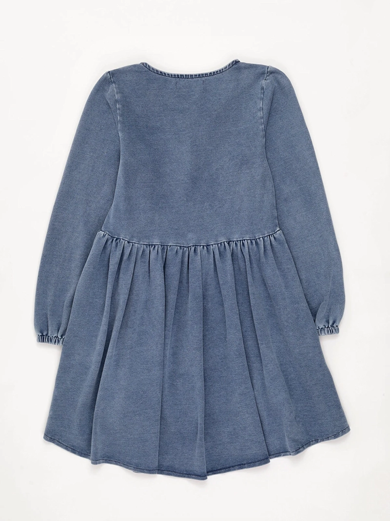 VESTIDO NIÑA HARVEST ALGODÓN CORTO GLOBO - 2