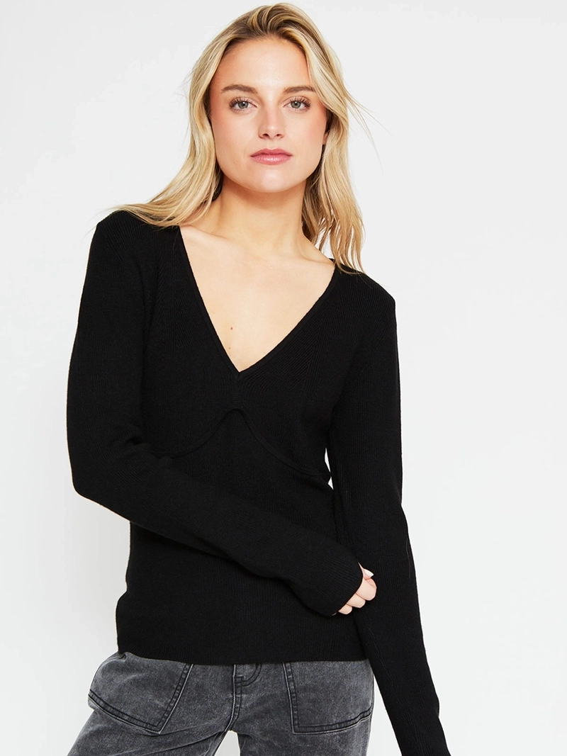 SWEATER MUJER BARBADOS CORTES - 2