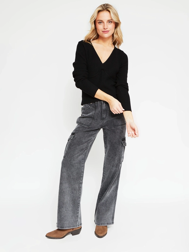 SWEATER MUJER BARBADOS CORTES - 5