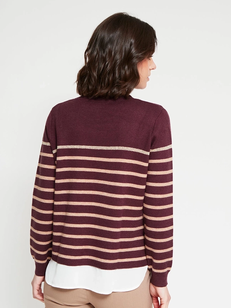 SWEATER MUJER CACHAREL CON BLUSA - 3