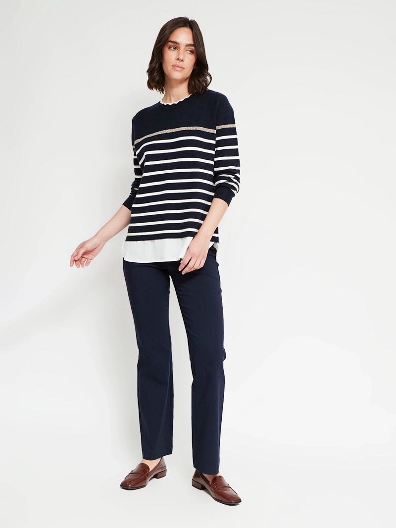SWEATER MUJER CACHAREL CON BLUSA - 5