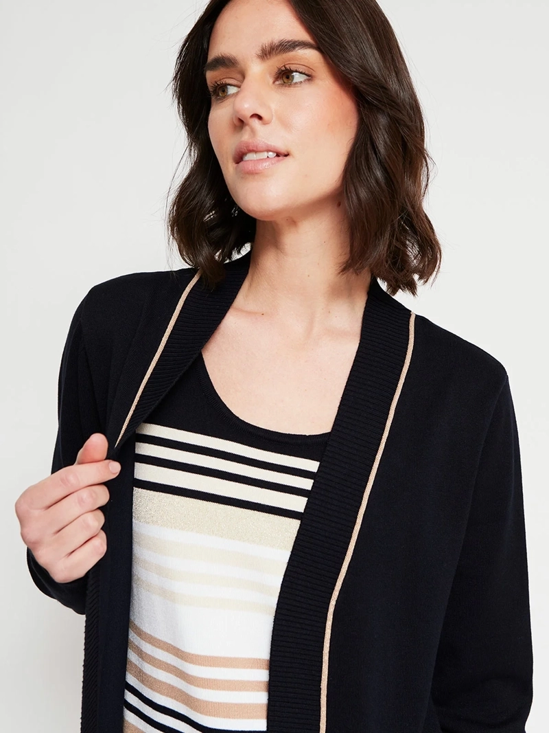 SWEATER MUJER CACHAREL CON BLUSA - 4