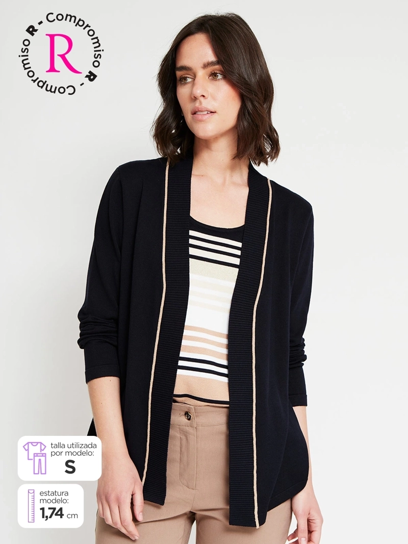 SWEATER MUJER CACHAREL CON BLUSA - 1