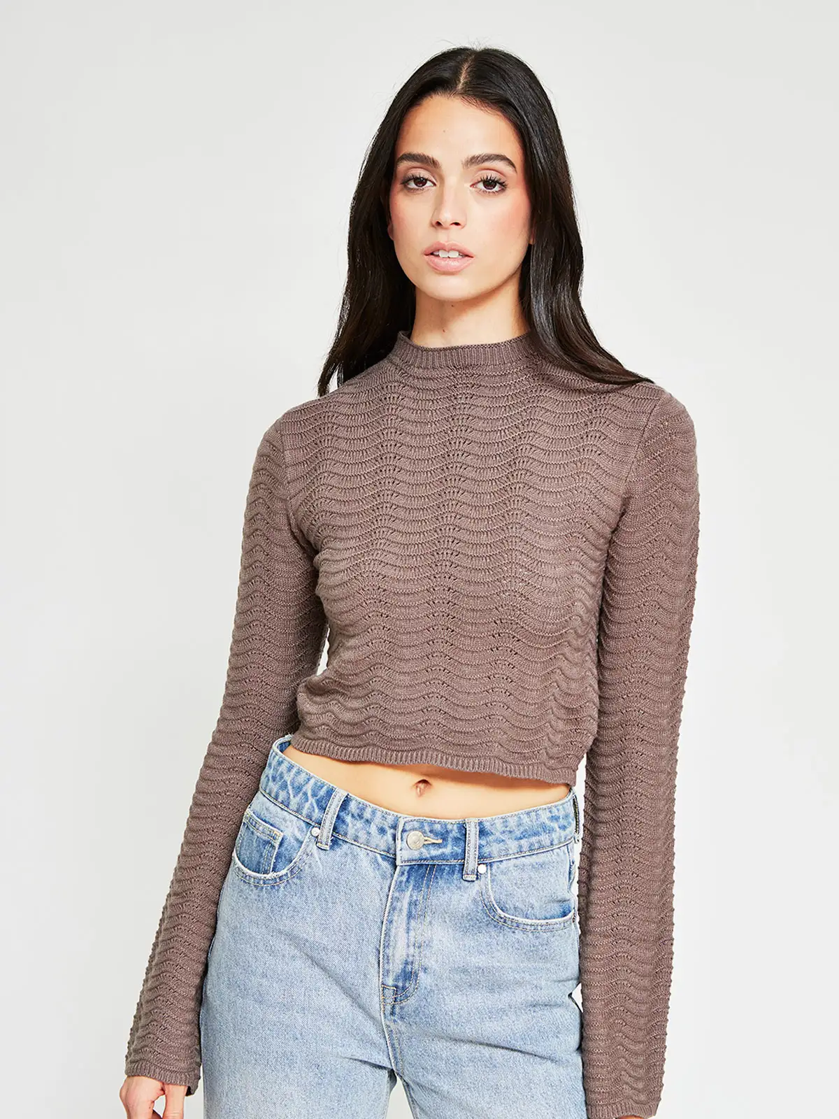 SWEATER MUJER INDEX CUELLO ALTO MANGA LARGA - 2