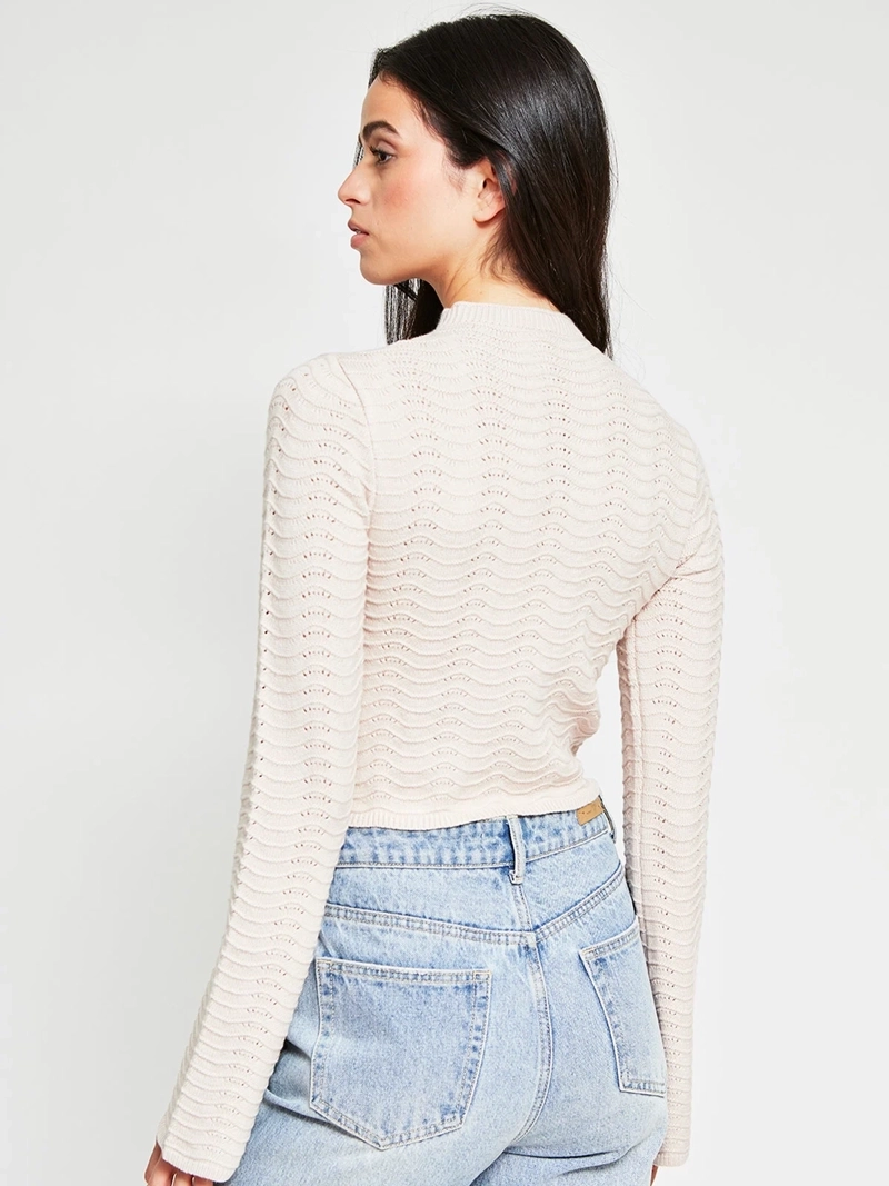 SWEATER MUJER INDEX CUELLO ALTO MANGA LARGA - 3