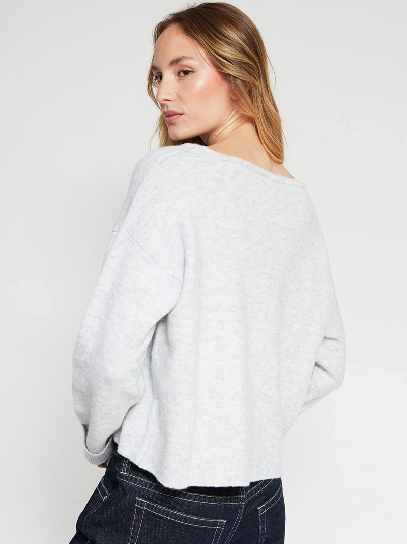 SWEATER MUJER INDEX MANGA LARGA BÁSICO - 2
