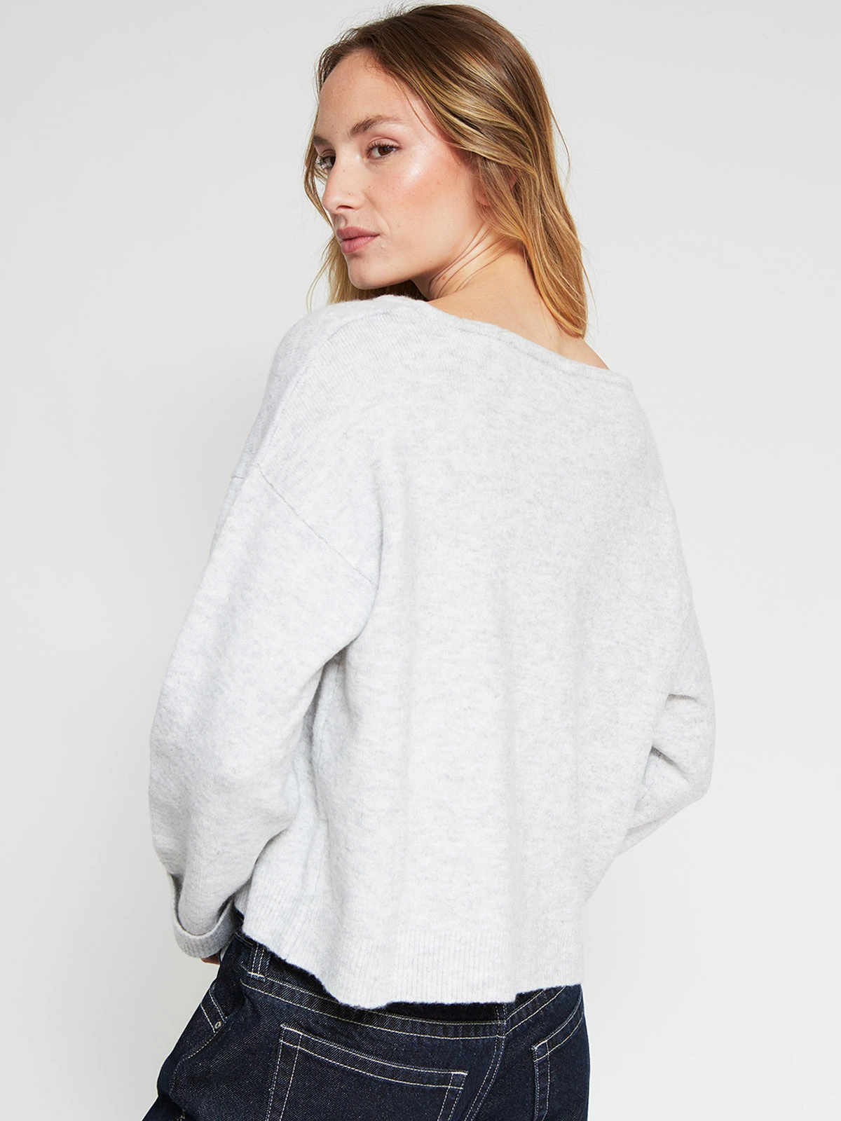 SWEATER MUJER INDEX MANGA LARGA BÁSICO - 2