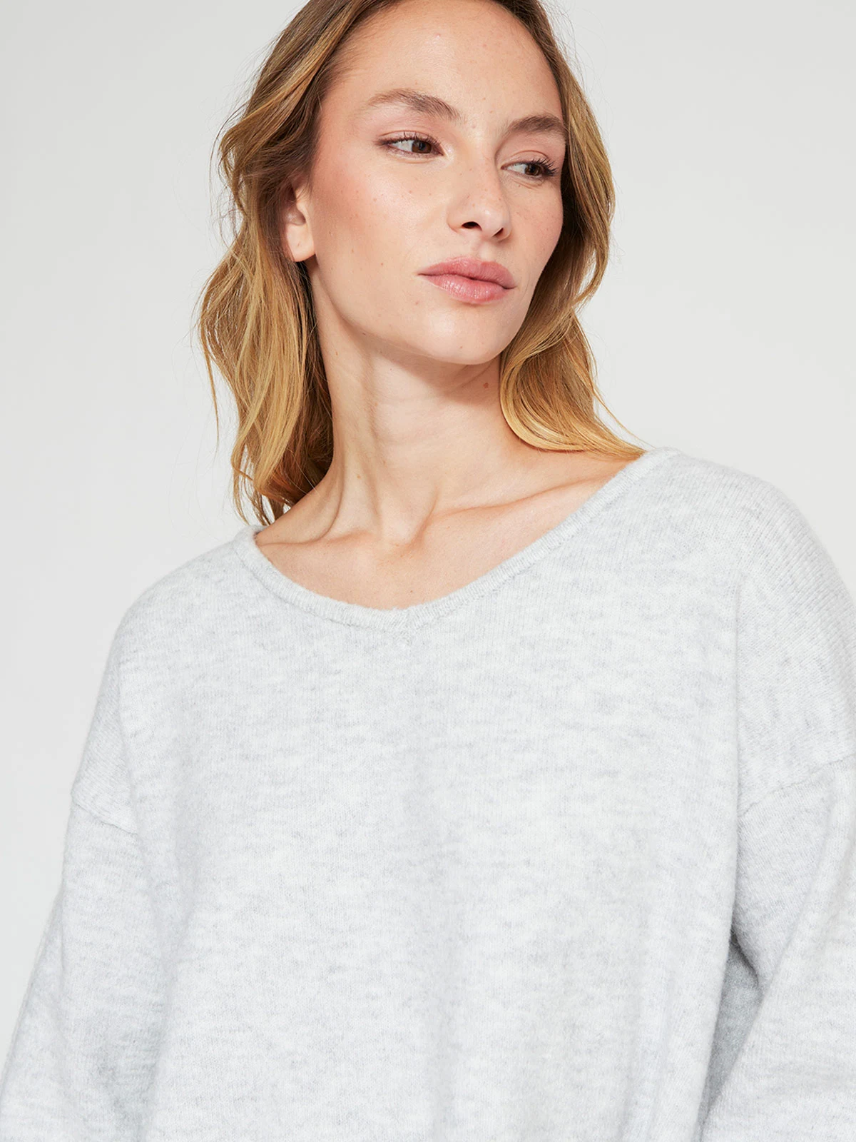 SWEATER MUJER INDEX MANGA LARGA BÁSICO - 3