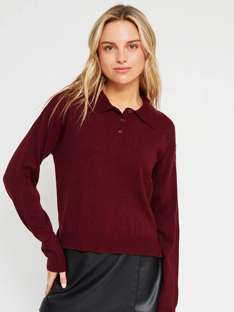 SWEATER MUJER INDEX MANGA LARGA - 2