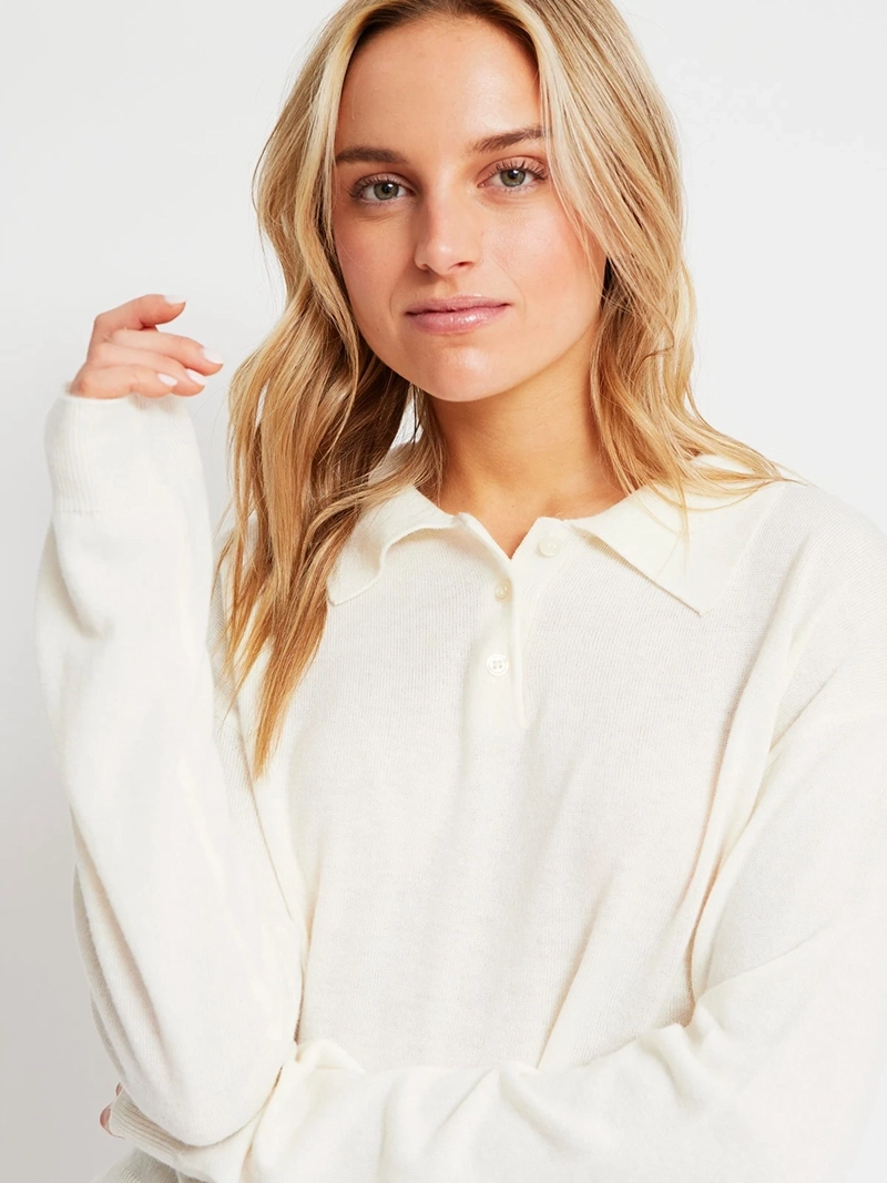 SWEATER MUJER INDEX MANGA LARGA - 4