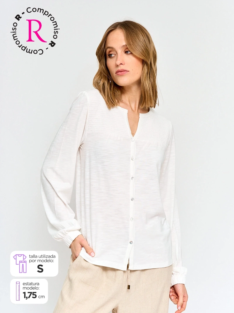 POLERA MUJER REGATTA ALGODÓN MANGA LARGA - 1