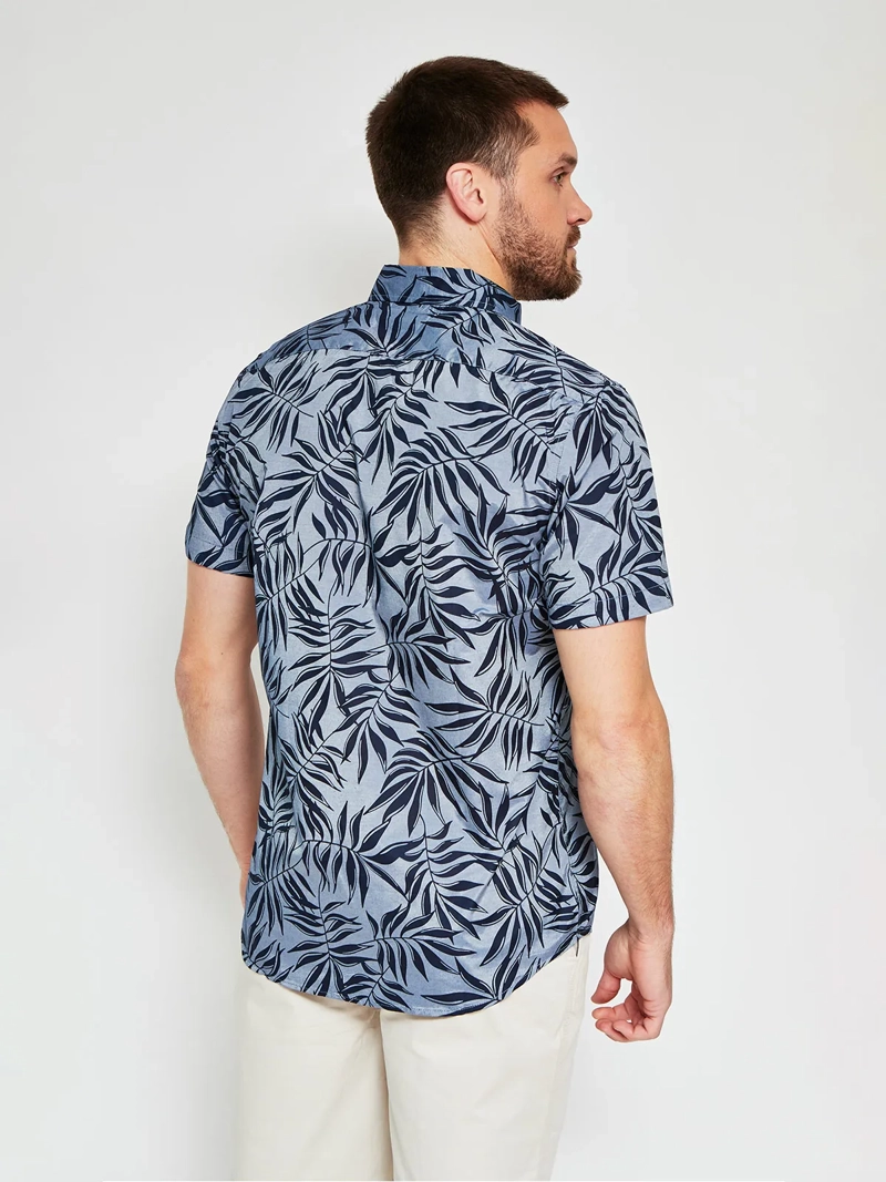 CAMISA HOMBRE KENNETH STEVENS ALGODÓN MANGA CORTA - 2