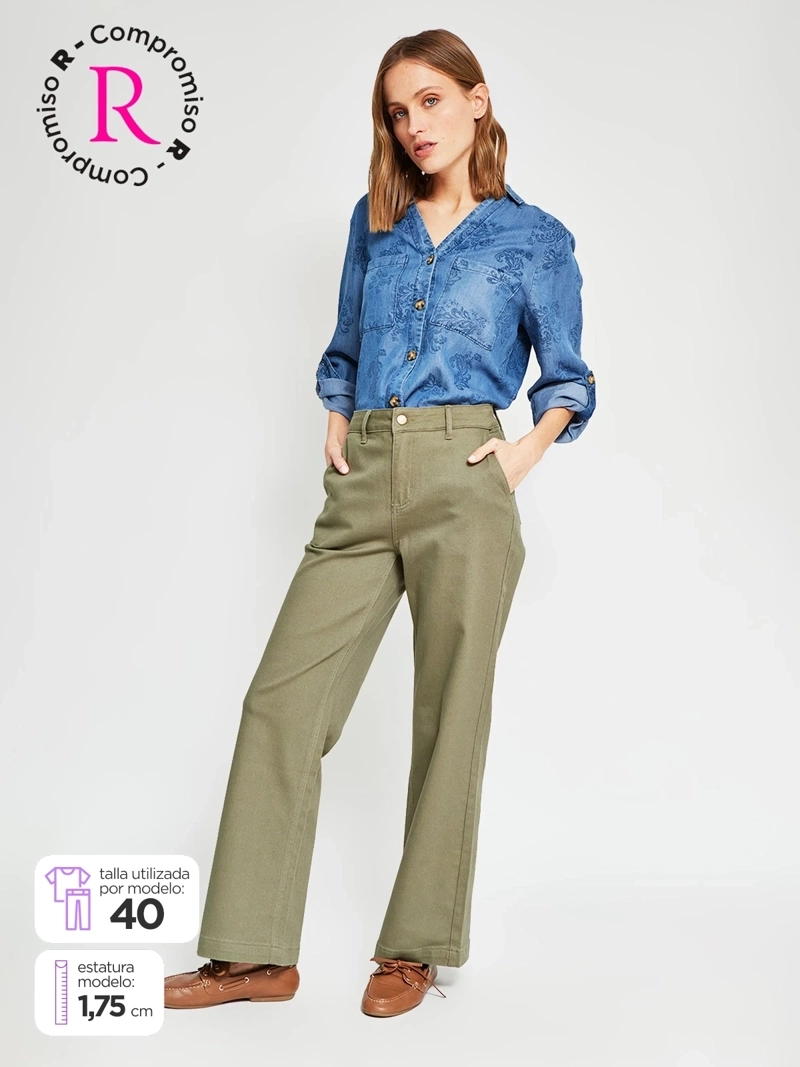 JEANS MUJER AZIZ ALGODÓN