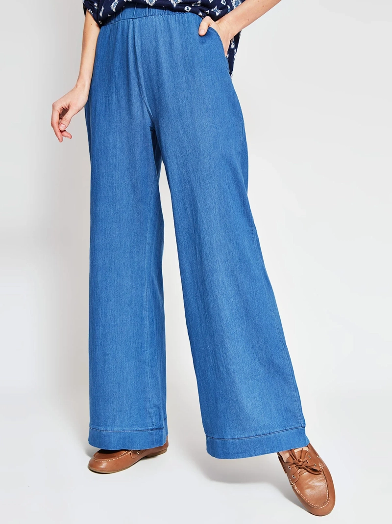 JEANS MUJER AZIZ ALGODÓN ANCHO - 2