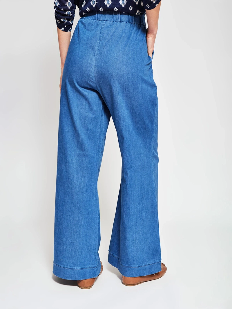 JEANS MUJER AZIZ ALGODÓN ANCHO - 3