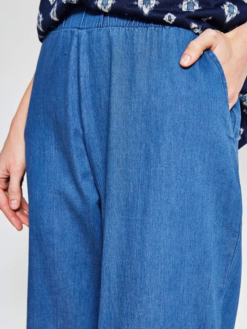 JEANS MUJER AZIZ ALGODÓN ANCHO - 4