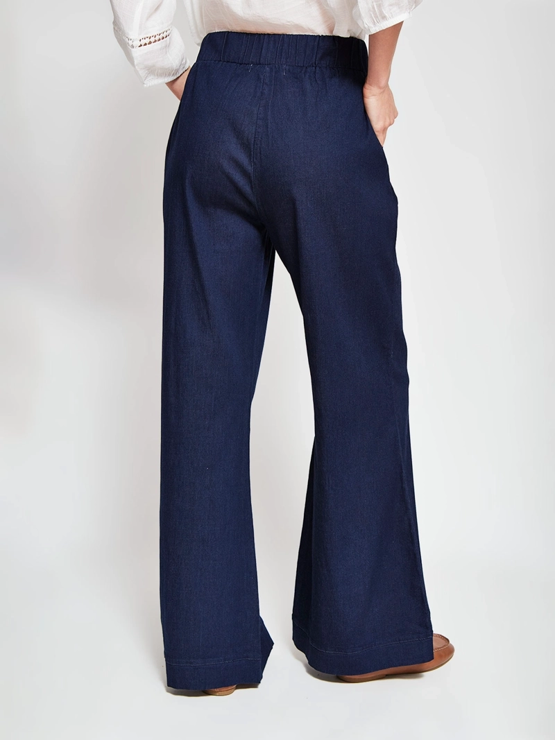 JEANS MUJER AZIZ ALGODÓN ANCHO - 3