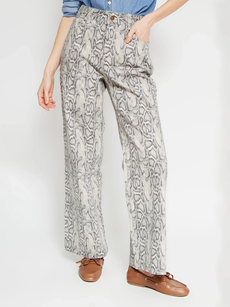 JEANS MUJER AZIZ ALGODÓN ESTAMPADO - 2