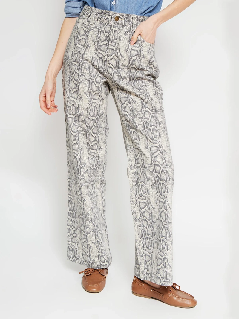JEANS MUJER AZIZ ALGODÓN ESTAMPADO - 2