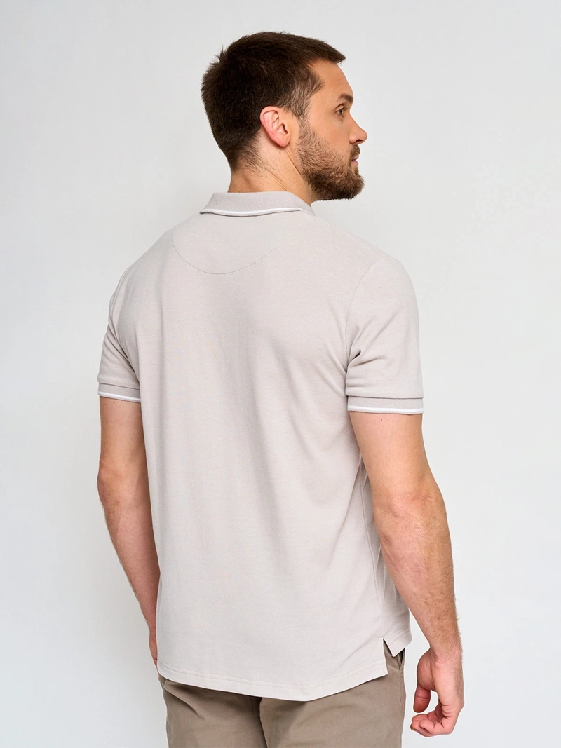POLERA HOMBRE KENNETH STEVENS ALGODÓN MANGA CORTA PIQUÉ BÁSICA - 2
