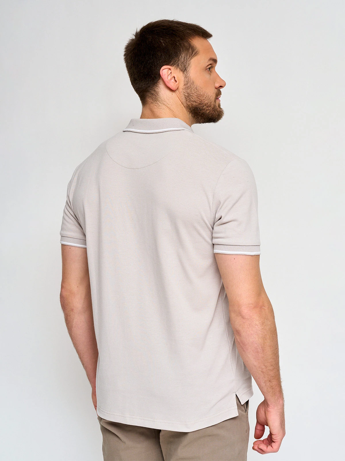 POLERA HOMBRE KENNETH STEVENS ALGODÓN MANGA CORTA PIQUÉ BÁSICA - 2