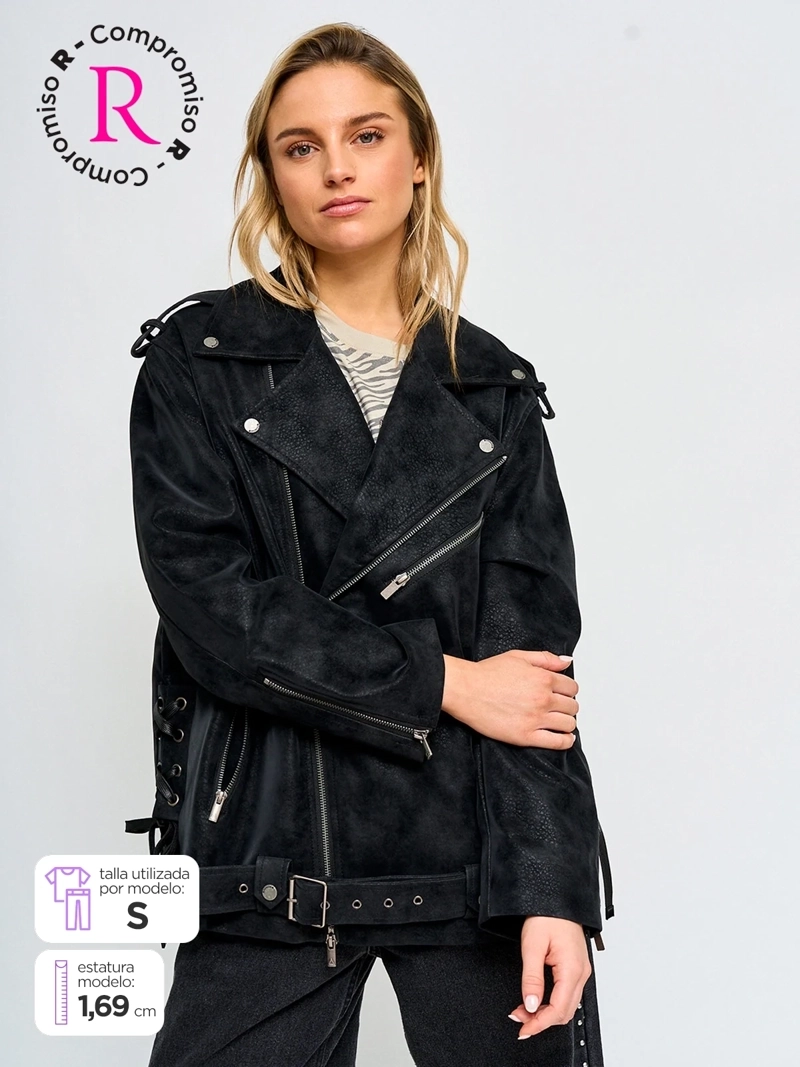 CHAQUETA MUJER BARBADOS EFECTO PIEL - 1