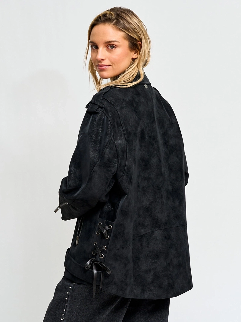 CHAQUETA MUJER BARBADOS EFECTO PIEL - 2