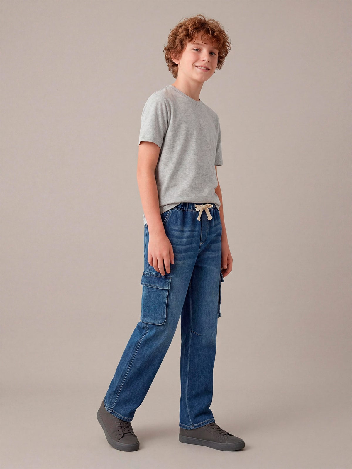 JEANS NIÑO CLOUDBREAK ALGODÓN CARGO - 1