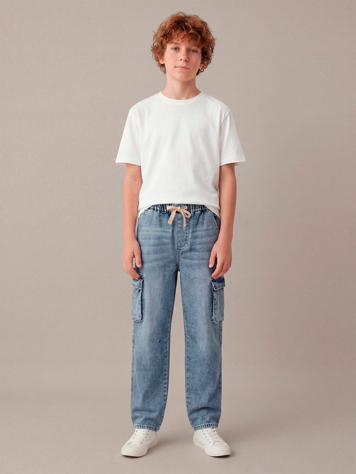 JEANS NIÑO CLOUDBREAK ALGODÓN CARGO - 1