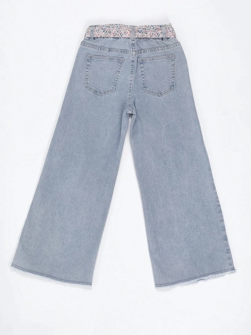 JEANS NIÑA HARVEST WIDE FIT PAÑUELO - 4