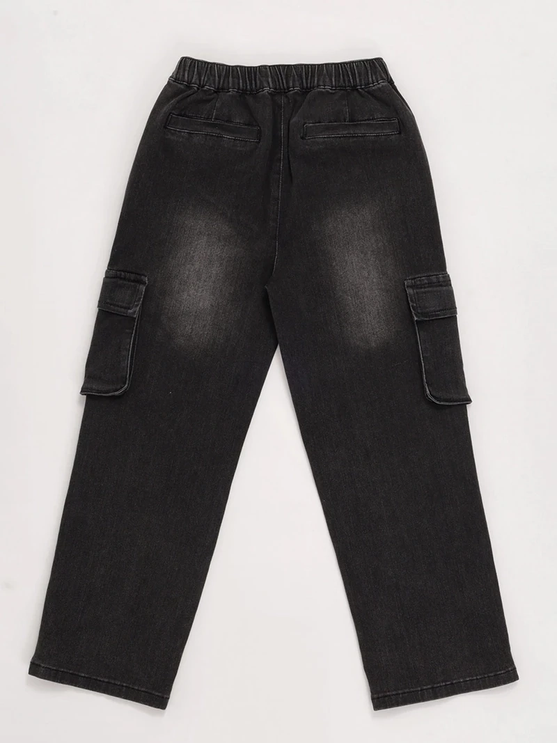 JEANS NIÑO HARVEST CARGO CINTURA ELASTICADA - 4