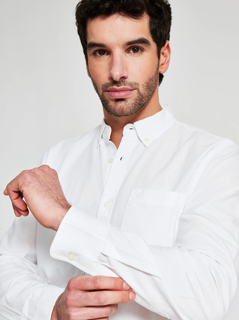 CAMISA HOMBRE ROBERT LEWIS ALGODÓN MANGA LARGA - 3