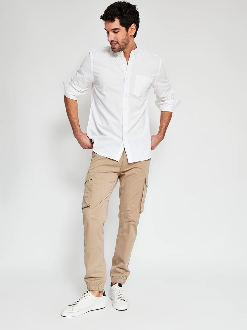 CAMISA HOMBRE ROBERT LEWIS ALGODÓN MANGA LARGA - 4