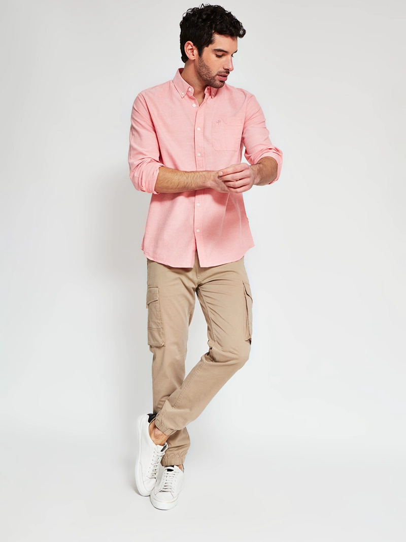 CAMISA HOMBRE ROBERT LEWIS ALGODÓN MANGA LARGA - 4