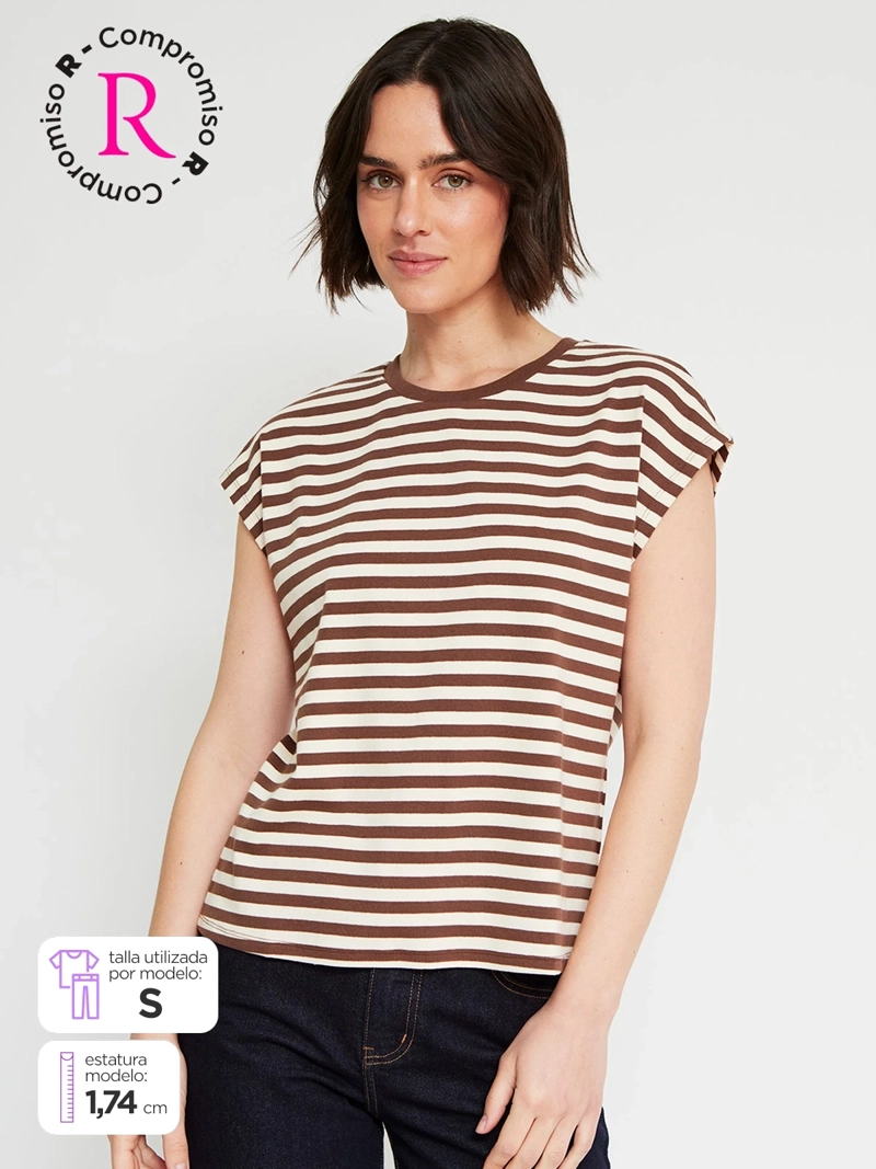 POLERA MUJER REGATTA ALGODÓN MANGA CORTA - 1
