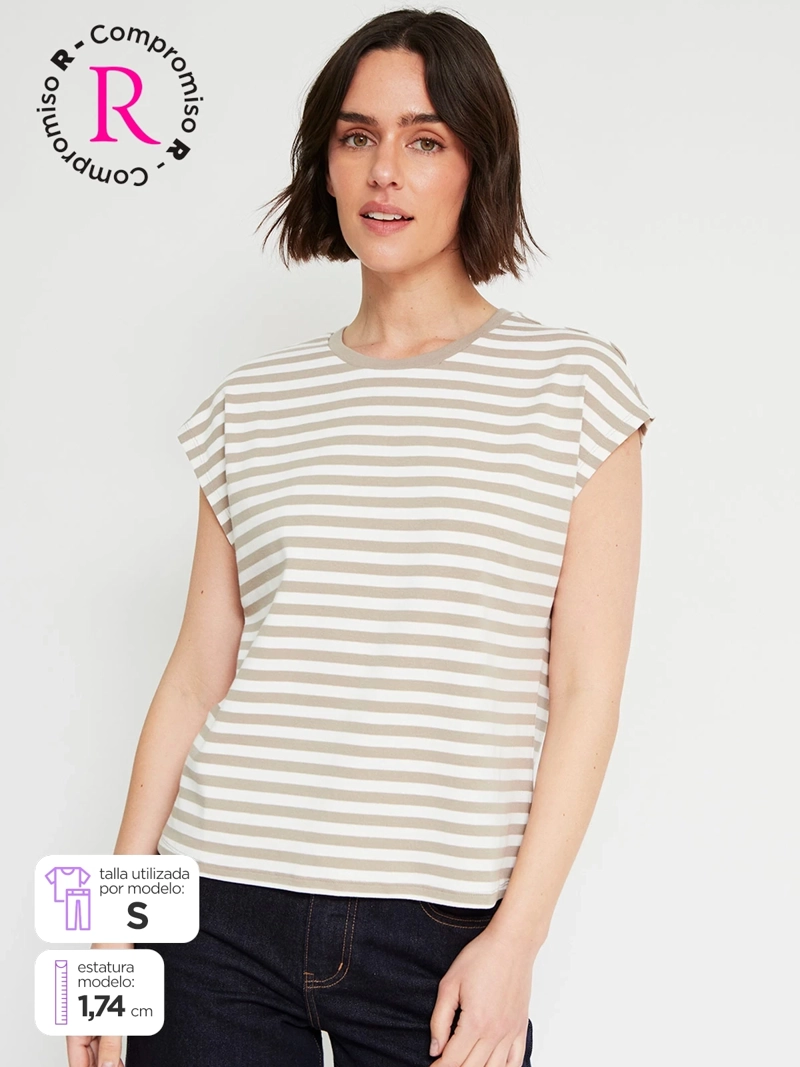 POLERA MUJER REGATTA ALGODÓN MANGA CORTA - 1